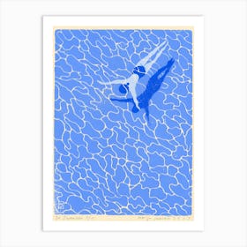 'Swimming' 2 Art Print