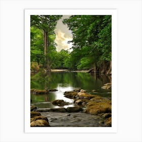 Texas River Art Print