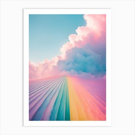 Rainbows And Clouds Art Print