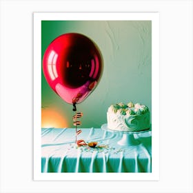 Red Balloon Art Print