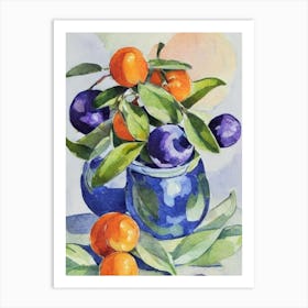 Kumquat 1 Vintage Sketch Fruit Art Print