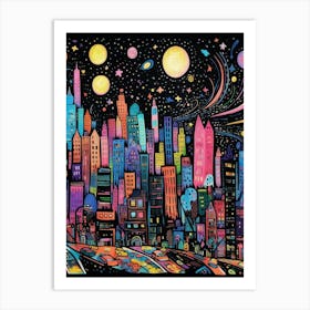 Cityscape 2 Art Print