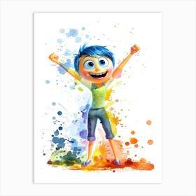 Joy Of Inside Out Art Print