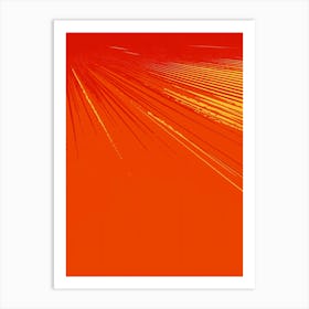 Abstract Orange Background 1 Art Print