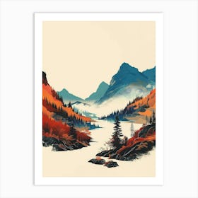 Landscape Painting 64 Art Print