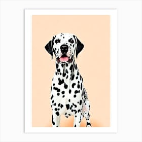 Dalmatian Illustration Dog Art Print