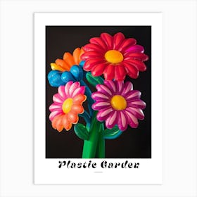 Bright Inflatable Flowers Poster Cineraria 5 Art Print