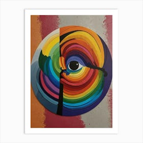 Eye Of The Rainbow Art Print