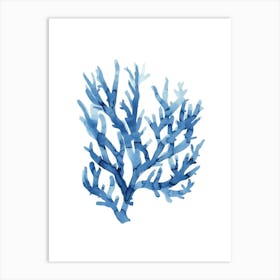 Blue Coral Art Print