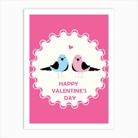 Happy Valentine'S Day Happy Valentines Day Valentines Day Art Print