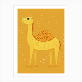 Yellow Camel 1 Art Print