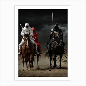 Knights Of The Desert Art Print