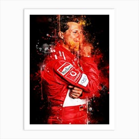 Michael Schumacher 2 Art Print