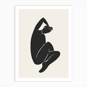 Abstract Matisse Geometric Woman Art Print