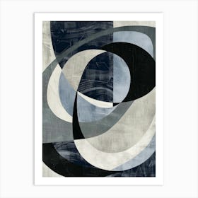 Abstract Circles 93 Art Print