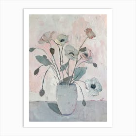 A World Of Flowers Poppy 3 Painting Art Print