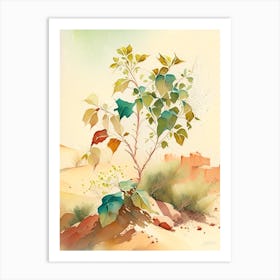 Poison Ivy In Desert Landscape Pop Art 3 Art Print