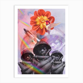 War X Peace Art Print