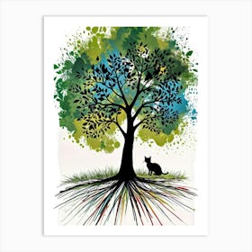 Tree Of Green Art Print