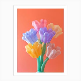 Dreamy Inflatable Flowers Bluebonnet 2 Art Print