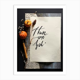 Thanksgiving 3 Art Print