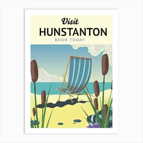 Visit Hunstanton Book Today Art Print