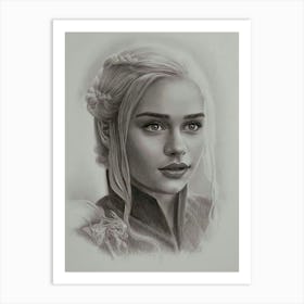 Daenerys Targaryen Art Print