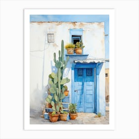 Blue Door 24 Art Print