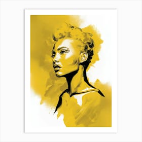 Portrait Of A Woman 5 Art Print