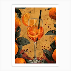 Aperol Spritz Art Print 273 Art Print