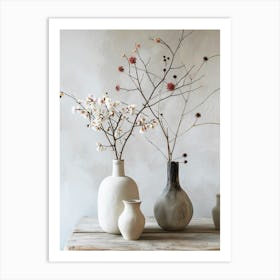 Three Vases Art Print