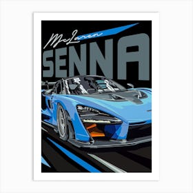 Mclaren Senna Art Print