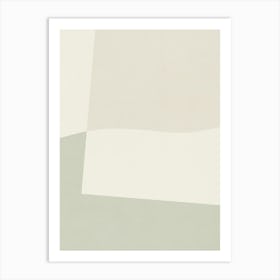 ABSTRACT MINIMALIST GEOMETRY - BG 03 Art Print