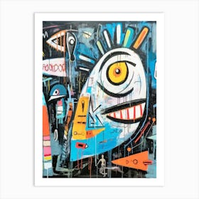 'The Fish' Style Abstract Art Print