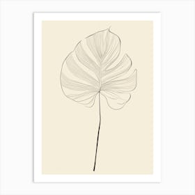 Monstera Leaf Art Print