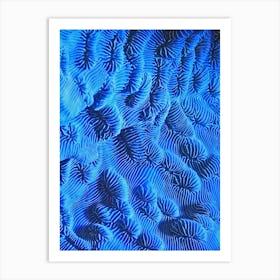 Blue Coral Art Print