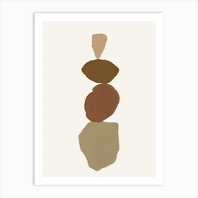 Balancing Stones Art Print