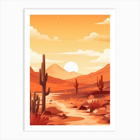 Desert Landscape Art Print