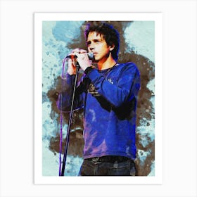 Smudge Of Chris Cornell Art Print