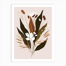 Abstract Floral Painting 20 Art Print