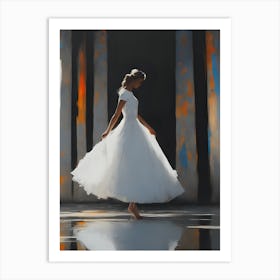 Women in white Art Print