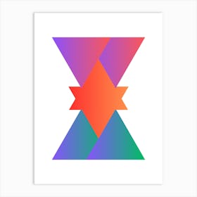 X Logo Art Print