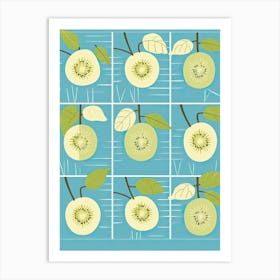 Kiwi Illustration 1 Art Print