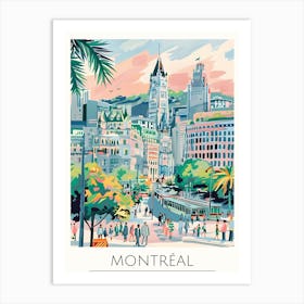 Montreal Cityscape Art Print