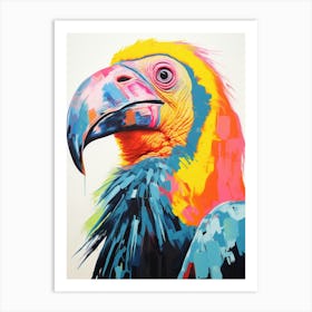 Colourful Bird Painting California Condor 2 Art Print