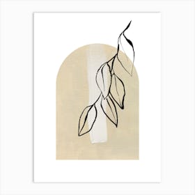 Leaf Branch Art Print