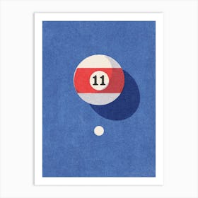 BALLS Billiards II Art Print