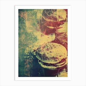 Burgers: Fast Food Art Art Print