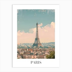 Paris Eiffel Tower 2 Art Print