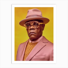 Samuel L. Jackson Fashion Art Art Print